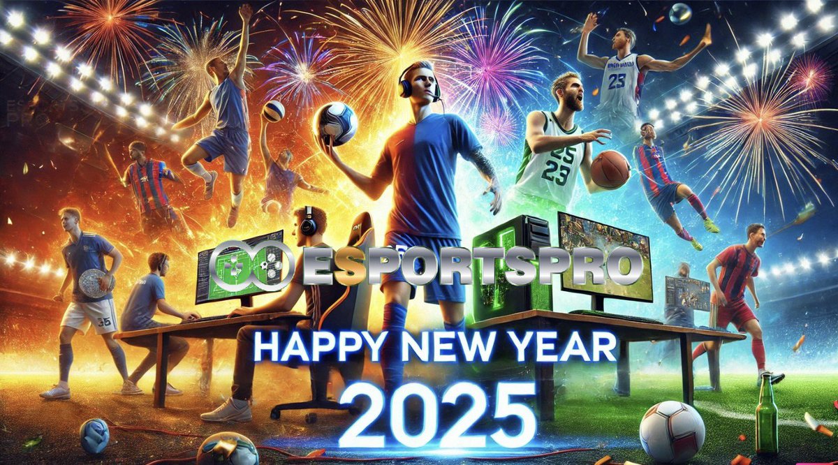 🎉 Happy New Year 2025! 🎉

EsportsPro empowers community sports, esports, &amp; motorsports teams to:
✅ Diversify income streams
✅ Build their club &amp; brand
✅ Connect with sponsors &amp; partners

📩 Get involved:esportspro.gg

#EsportsTeams #NewYear2025 #CommunitySports
