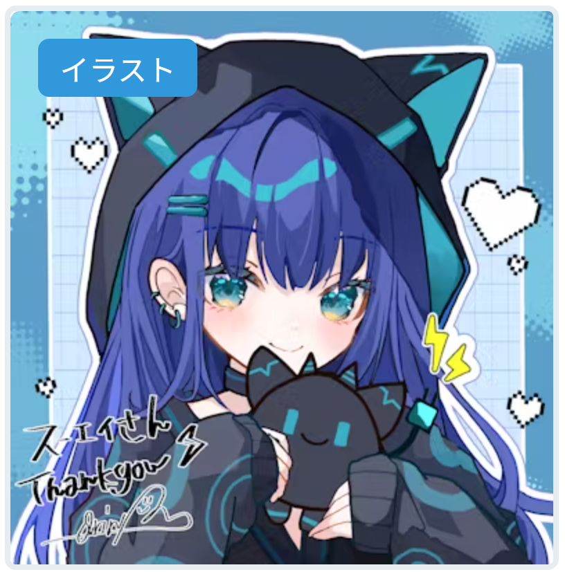 Suuei_nft's tweet photo. 佐倉さんにSkebでえれきのを描いてもらいました！！
幼女のえれきの！いいですねー！！😍⚡
さっそくアイコンにしちゃいましたよー！！✊✨✨
#Brabies #ぶらびーず https://t.co/M3dSo04zAZ