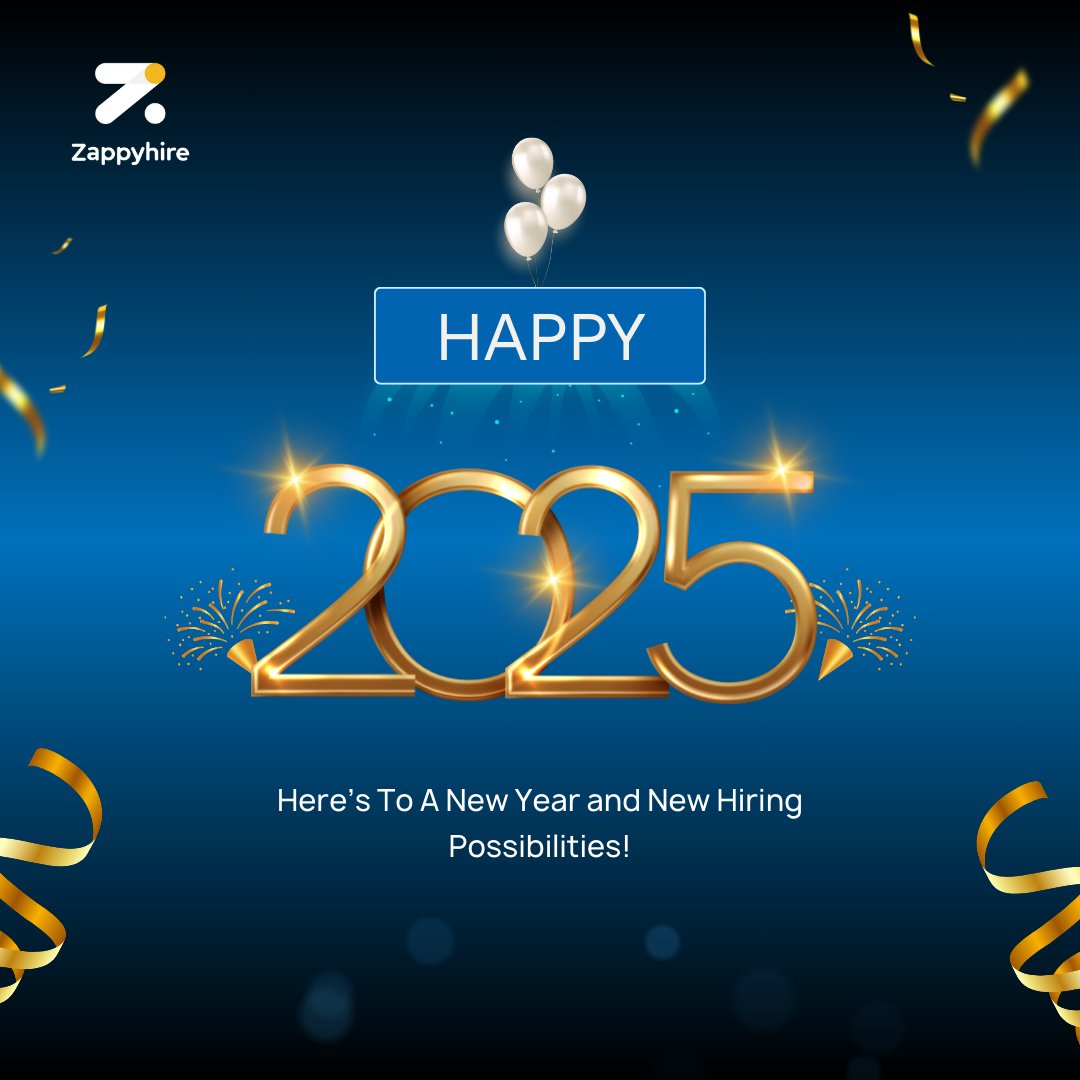 zappyhireglobal's tweet image. Grateful for the past, excited for what’s next! 🥂

Happy New Year from all of us at Zappyhire! 💙

And stay tuned! We’ve got a LOT of awesome surprises lined up for you in 2025! 😉

#zappyhire #zappyvue #newyear #2025 #happynewyear #hrtech #aiinrecruitment
