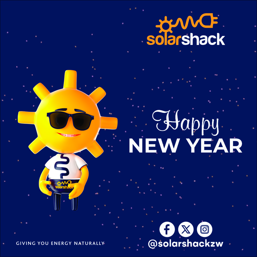 Happy New Year

Solar Shack - Giving You Energy Naturally

#solarshackzw
#solarenergy
#solarsystem
#solarpower