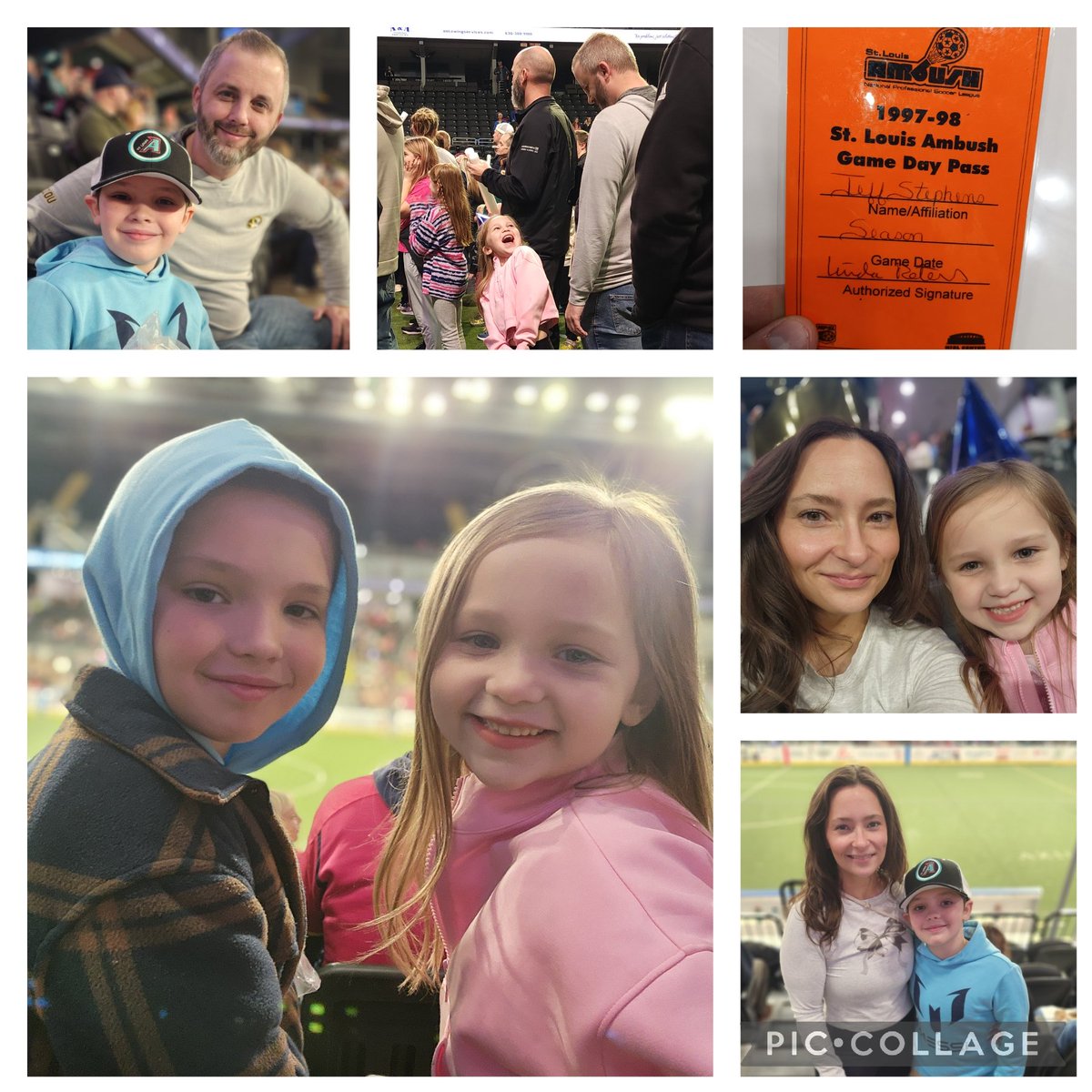 Today brought back fun memories of when I was a <a href="/stlouisambush/">St. Louis Ambush</a> ball boy in the late '90s. Taking the family for the kids' first game, we had a blast and are itching to go again. Crazy to see Dylan Hundelt when I got to his dad play up close.
