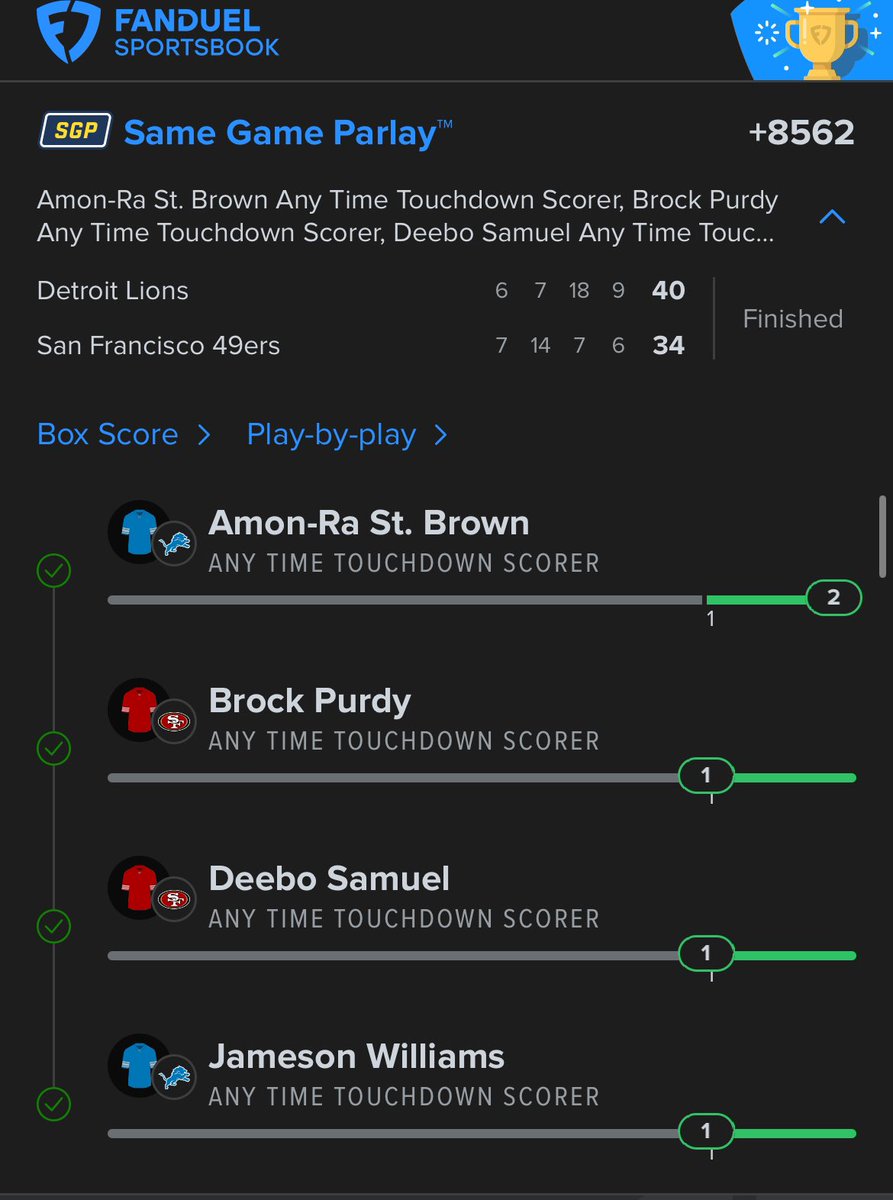 LL_Cool_Ray86's tweet photo. #MNF #FTTB  last night was crazyyyy!  🤑🤑 #GamblingX https://t.co/pAhLIleScF