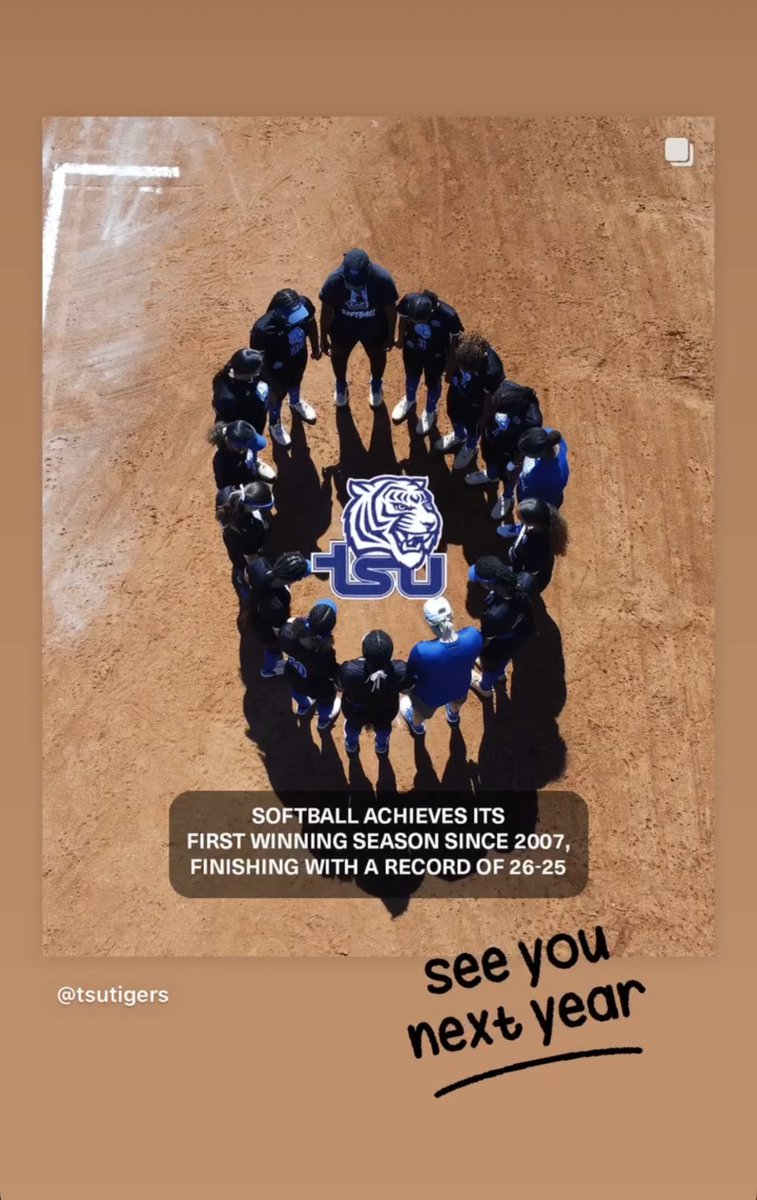 Still Hunting ….. Thanks 2024 

We Coming 2025 ….  #collegesoftball #ovcit #hbcusoftball