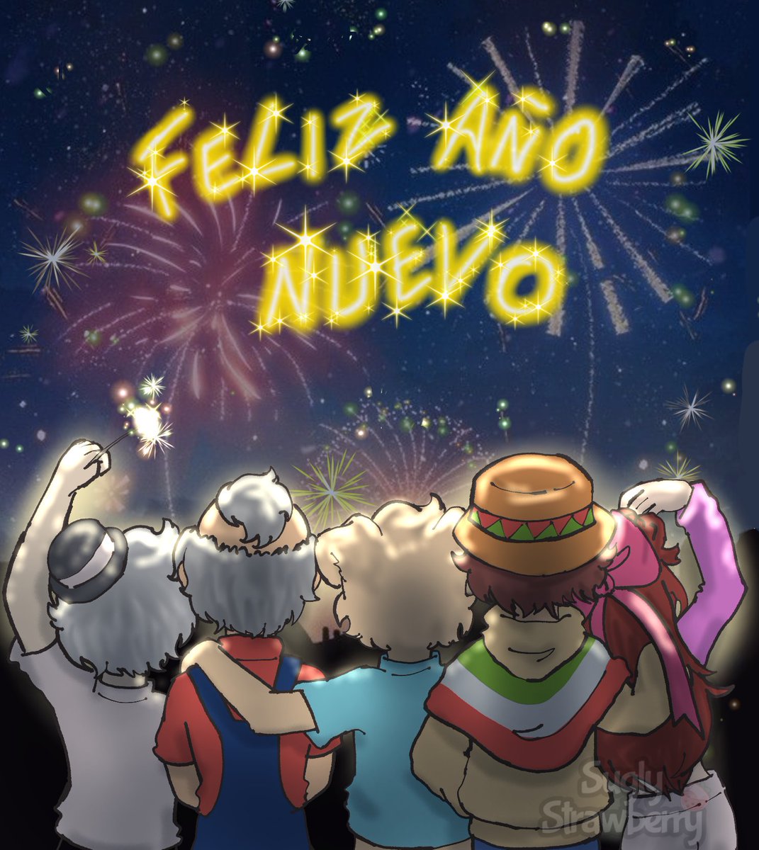 ❇💰Happy New Year💰❇🥂 

Les deseo un nuevo año bueno que puedan cumplir sus aspiraciones y metas 😘😋

Os deseo lo mejor 💰🥂