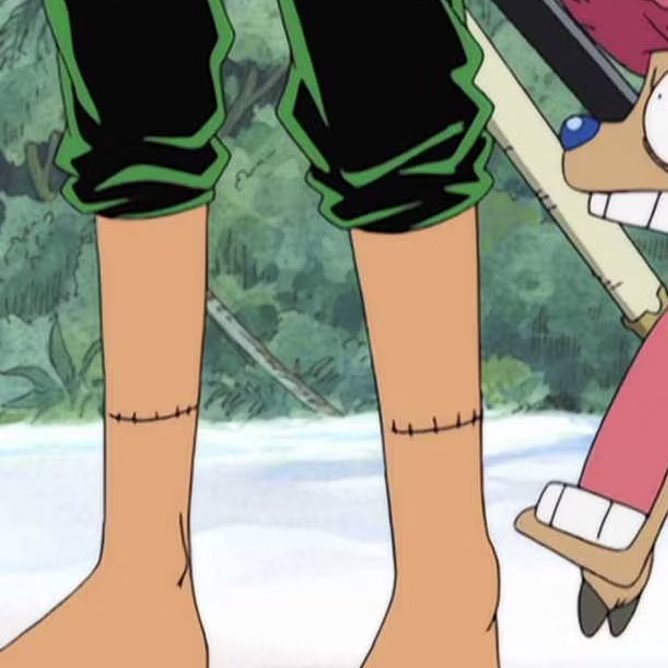 NEOBATSUIT's tweet photo. i always giggle when i remember the fact that zoro tried to cut his own feet off.....why is he so stupid https://t.co/RAcT2MwAcf