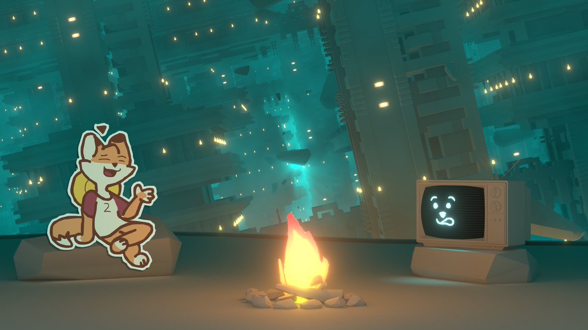 Currently cooking up an environment for the fox in my YouTube videos. (WIP STILL)

An endless liminal maze of abstract structures completely void of any life... 

Empty and lonely.

I'd give everything to explore a place like this with friends.🥺