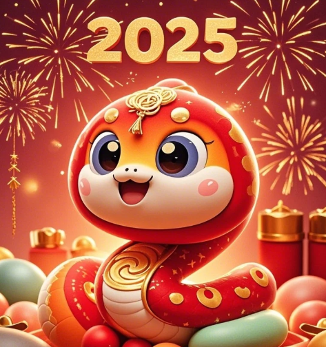 2025年の新年がめでたく平安でありますように。
希望に満ちた一年に健康と幸福が長く続きます!