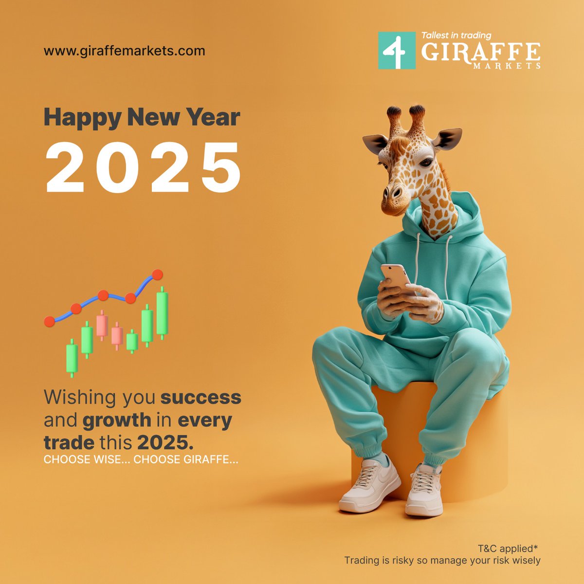 GiraffeMarkets's tweet photo. 🌟 Cheers to new opportunities and greater heights in 2025! 🌟
Wishing all traders success and growth in every trade this year.
Let’s reach the top together! 🚀💹

💡 Choose wise... Choose Giraffe Markets.
.
.
.
.
#NewYear2025 #ForexTrading #GiraffeMarkets https://t.co/BF9LZIn9pX