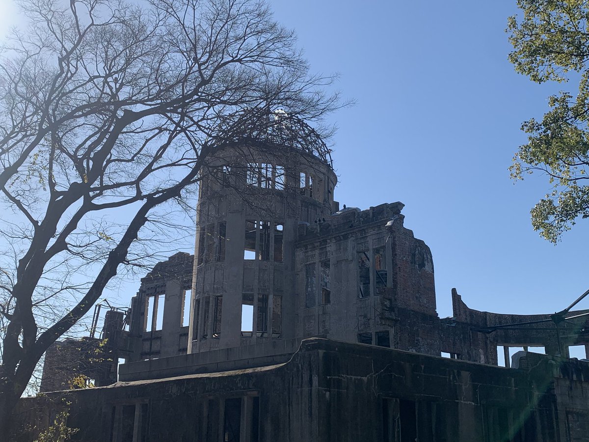 turuya0417's tweet photo. 原爆ドーム裏 https://t.co/MB9HBeTKAe