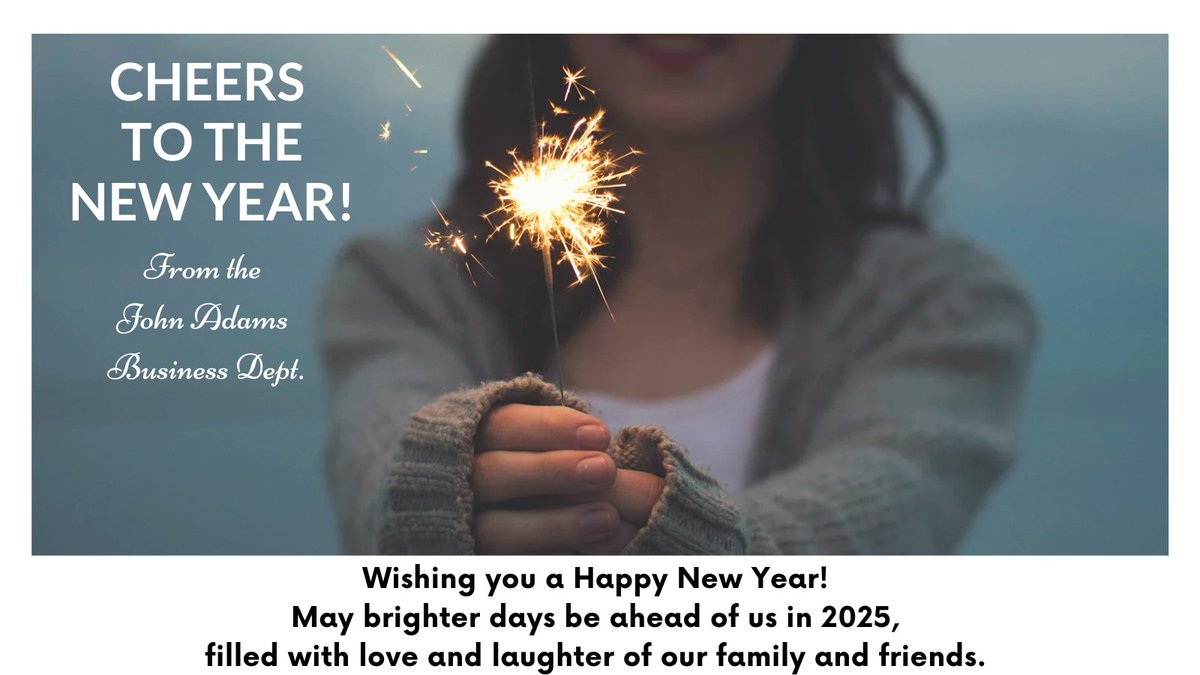 Happy New Year <a href="/SBJohnAdamsHigh/">John Adams HS</a> !  #HappyNewYear2025