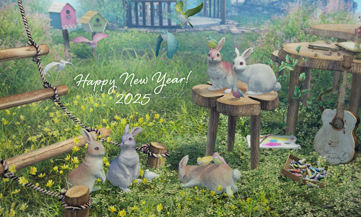 明けましておめでとうございます🐰🐍
今年もどうぞよろしくお願いいたします。

素敵な一年になりますように✨