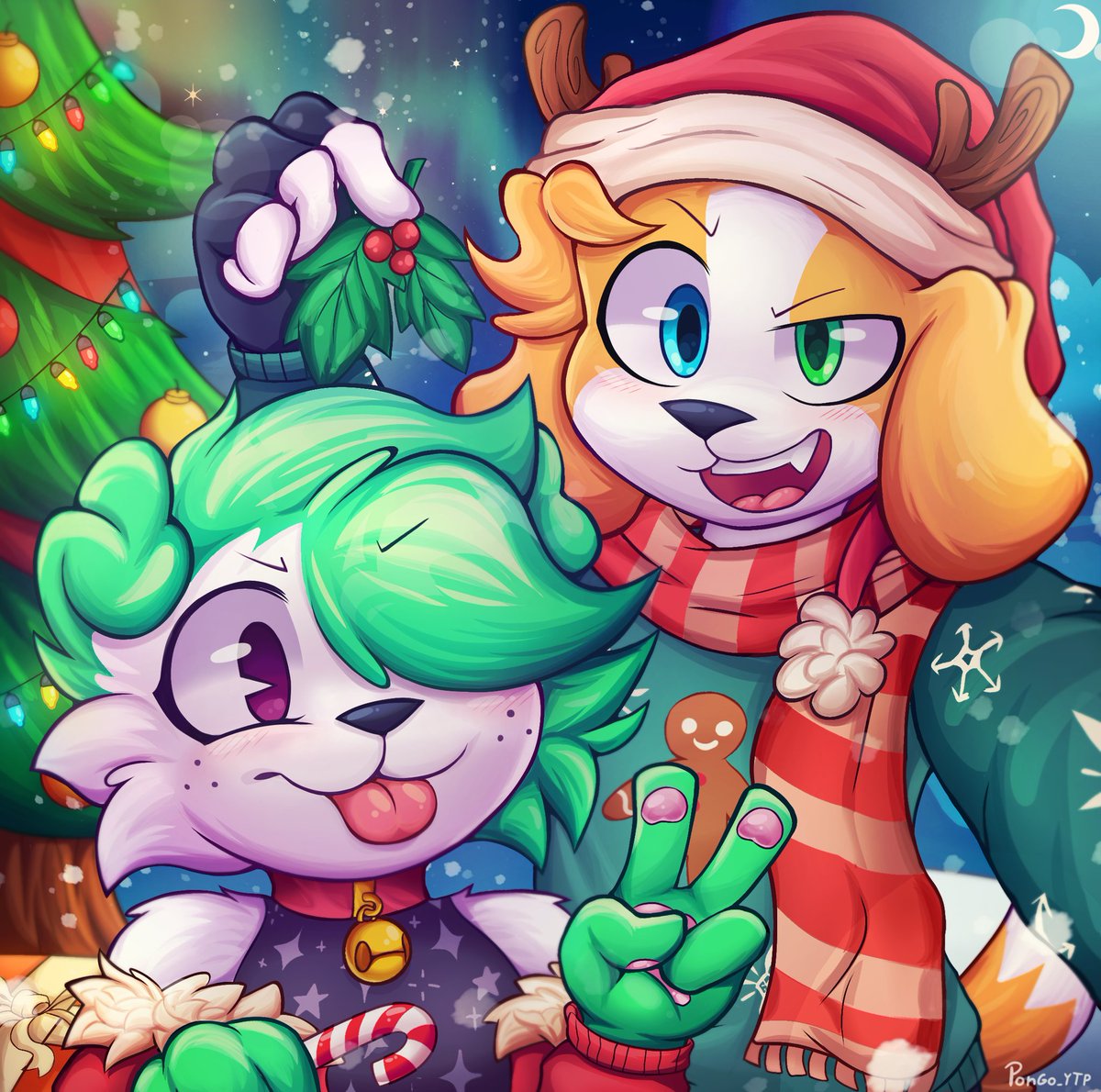 Feliz año nuevo 2025 a todos! 🎉

Les comparto el dibujo que estaba destinado para ser publicado en Navidad pero por faltas de tiempo lo cambié para hoy.

(Leer ALT)
#furryart #HappyNewYear #fuurryfandom #furryart