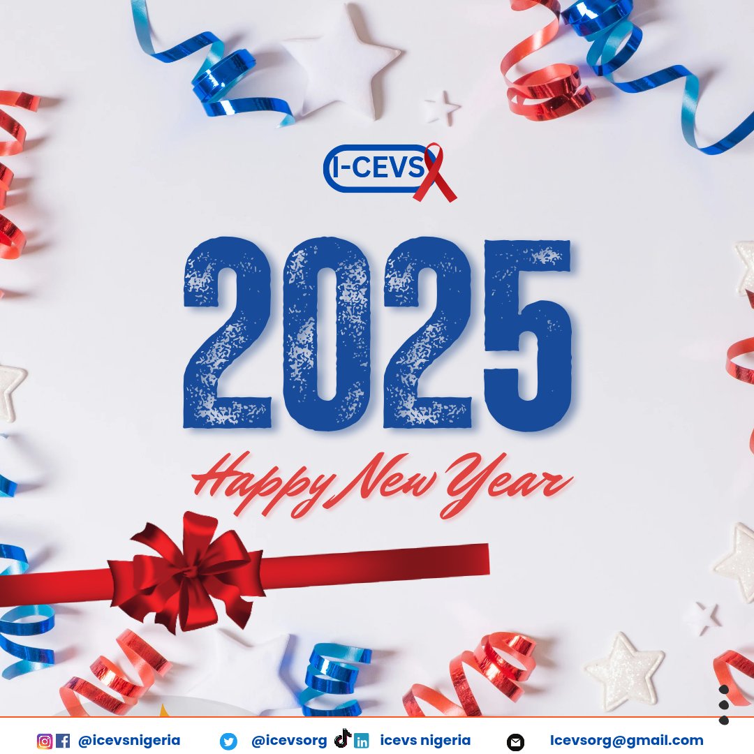 Icevsorg's tweet photo. As we step into the New year, I-CEVS reaffirms our commitment to advancing our thematic areas in HIV Testing, Human Rights, and Mental Health and Well-being. 

Together with our partners, stakeholders, and advocates, we will continue to promote inclusivity... https://t.co/iXjCigcmkV