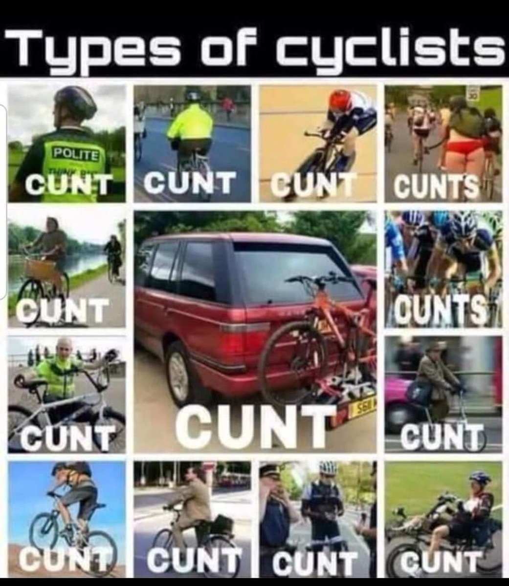 AdamNutter's tweet image. My New Year’s resolution is to continue hating bicyclists in 2025. 

Happy New Year everyone!!!!