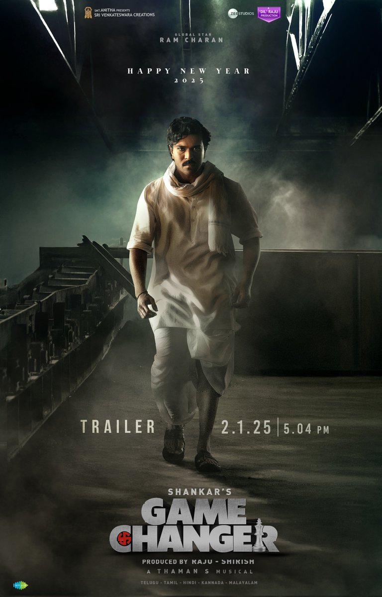 TweetRamCharan's tweet photo. A blockbuster start to the year already! 
#GameChangerTrailer out Tomorrow ❤️‍🔥

Let The Game Begin 🎯

#GameChanger @AlwaysRamCharan https://t.co/WSJpGyW21Q