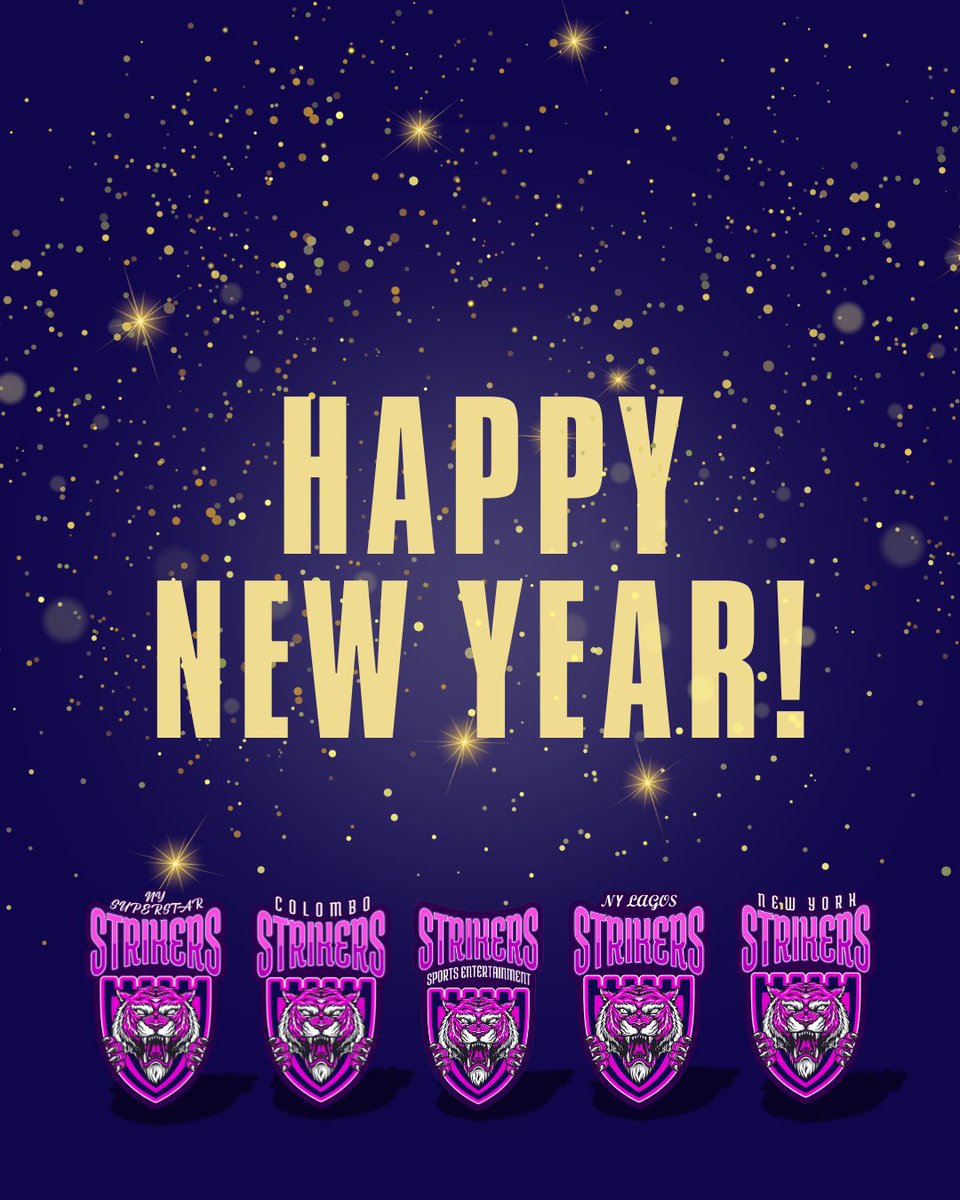 Happy New Year! Wishing everyone joy, success, and unforgettable moments in 2025! 💜✨

#NewYorkStrikers #Strikers #ColomboStrikers #NewYear