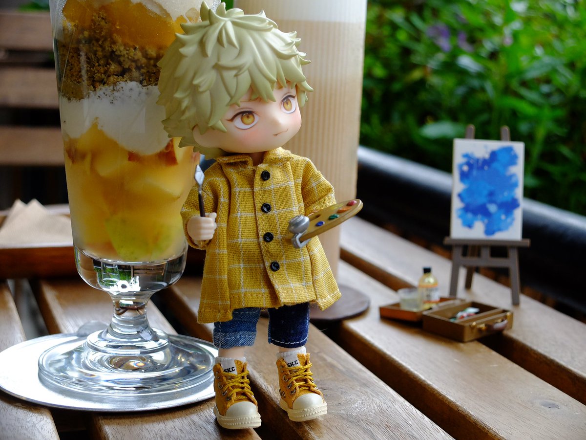 SSpotss's tweet photo. Wish you a full of curiosity and foison 2025. 

#矢口八虎 #yaguchiyatora #藍色時期 #ブルーピリオド #blueperiod #黏土人 #Nendoroid #ねんどろいど #オビツ11 #ob11 https://t.co/jbZr4rObdP