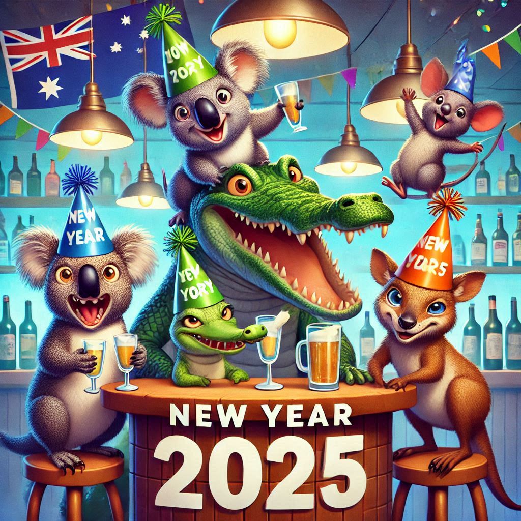 Happy #NewYear2025 from #Australia