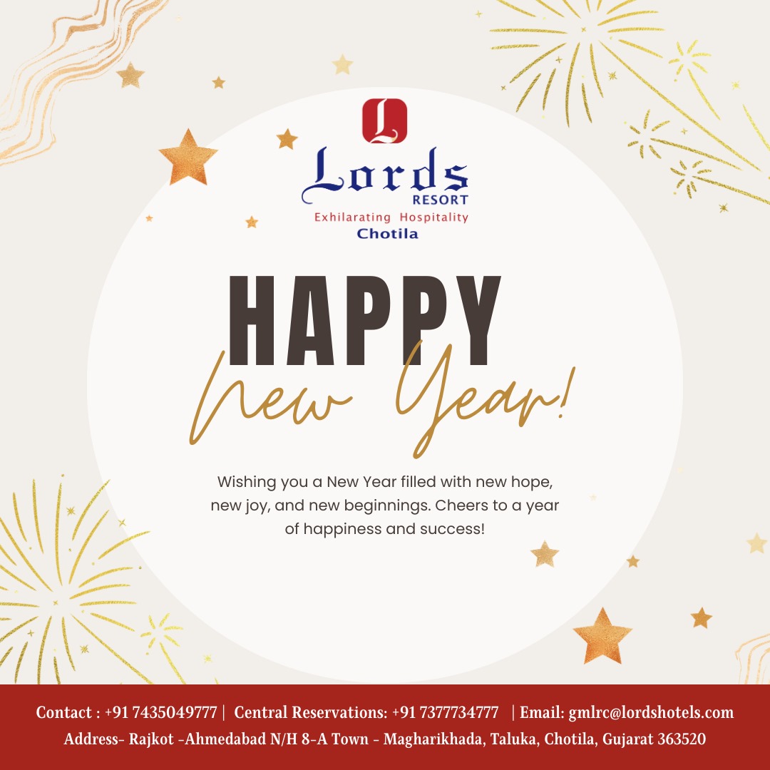 LordsChotila's tweet photo. Wishing you a New Year filled with Peace, Prosperity, and Positivity! 

Thank you for making us your trusted choice for stays away from home. We are excited about the new year ahead and look forward to creating more unforgettable memories and delivering True Value experiences https://t.co/GCDCnbMN1k