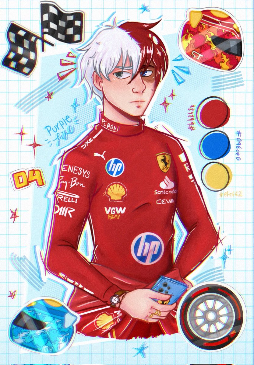 Maleecdream's tweet image. #MHA x #Formula1 AU🏁
The trio is complete! / El trio está completo!

Who's next!?👀/Quién sigue!?