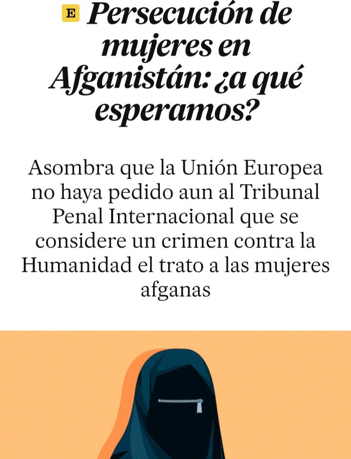 El apartheid por raza en Sudáfrica provocó boicots y condena internacional.
¿Por qué no pasa lo mismo con el apartheid por sexo que sufren las mujeres afganas ?
¿Por qué normalizamos la esclavitud de las mujeres ?
