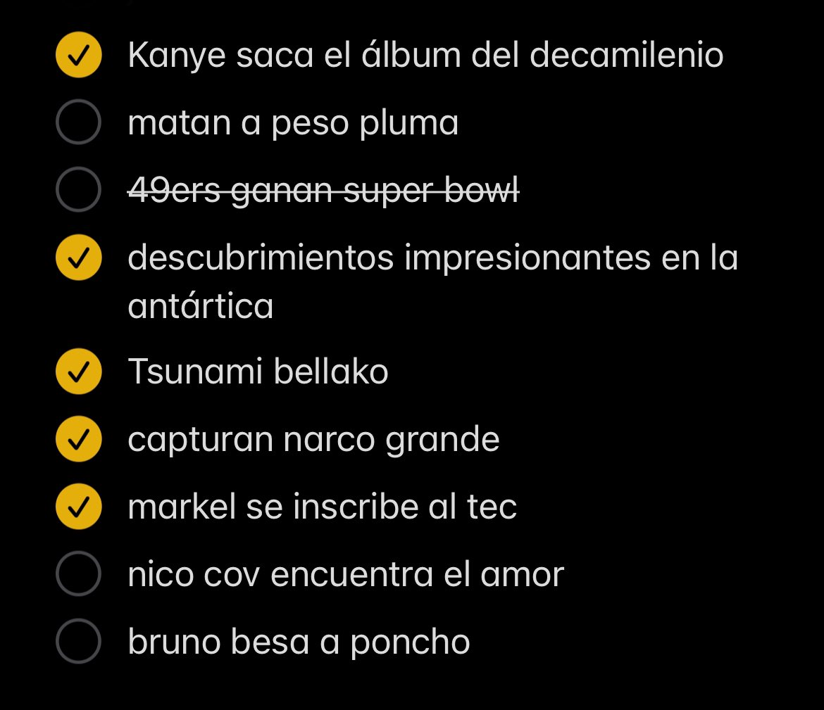 Feliz Año Nuevo! atentos a los predicts de este año (se aceptan sugerencias)
