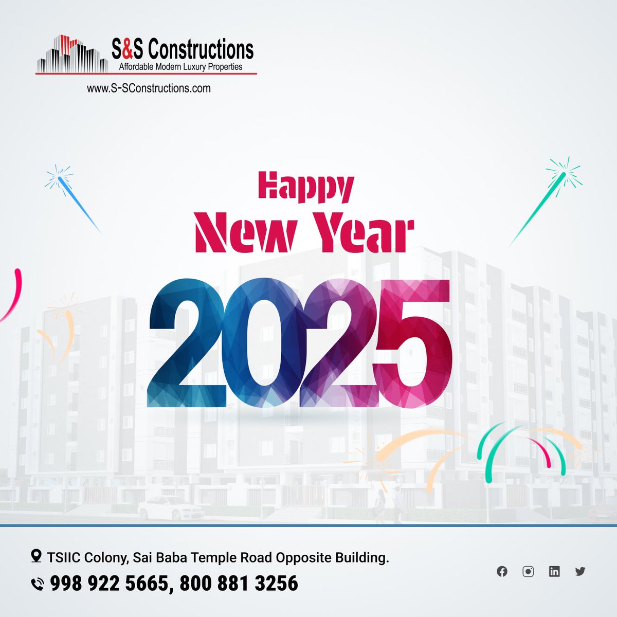 Happy New Year 🎊 Wishing success, joy, unforgettable moments, and endless possibilities in 2025!