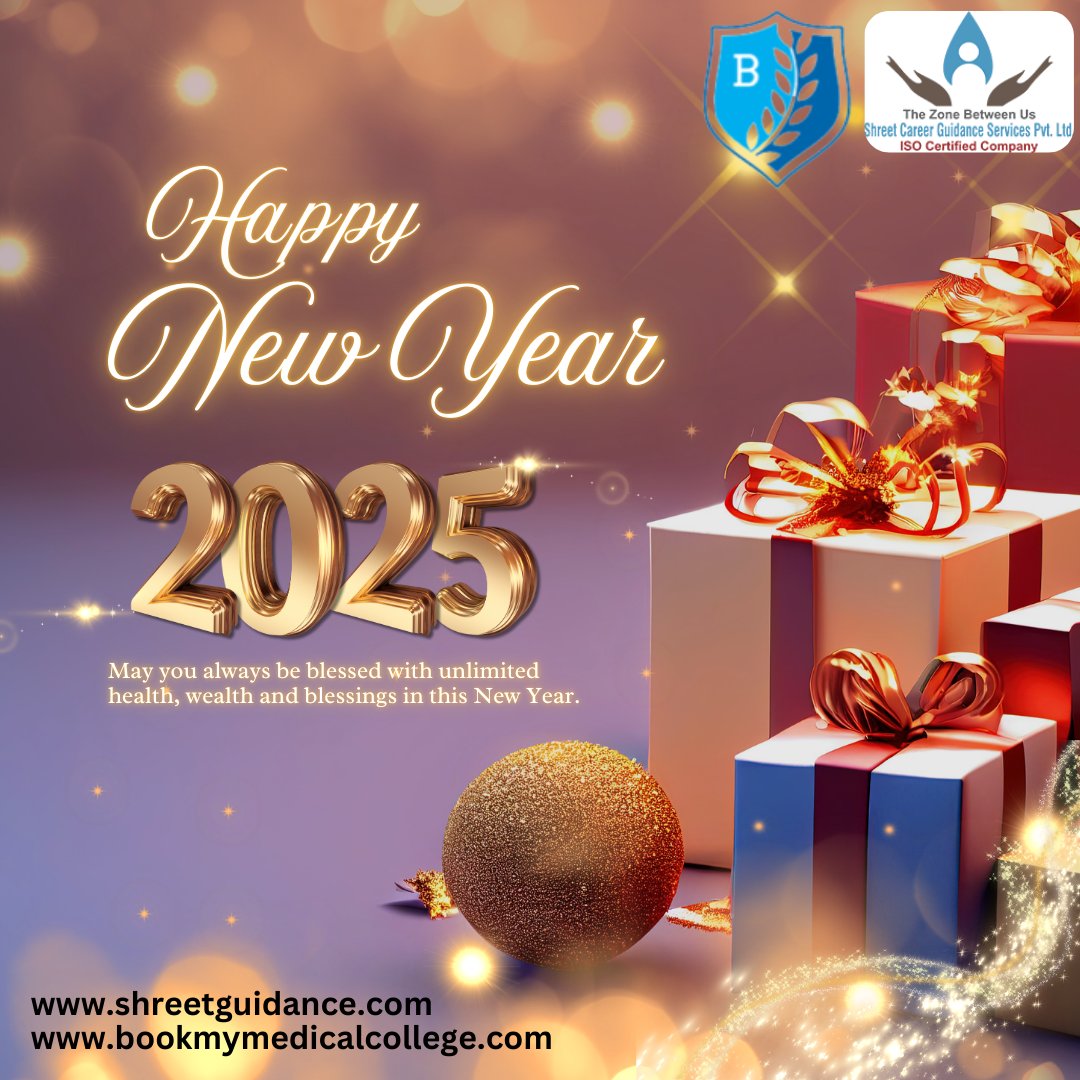 BMMC_India's tweet image. Wish you all a very Happy New Year 2025
#happynewyear2025 #bmmc #SHREETGUIDANCE