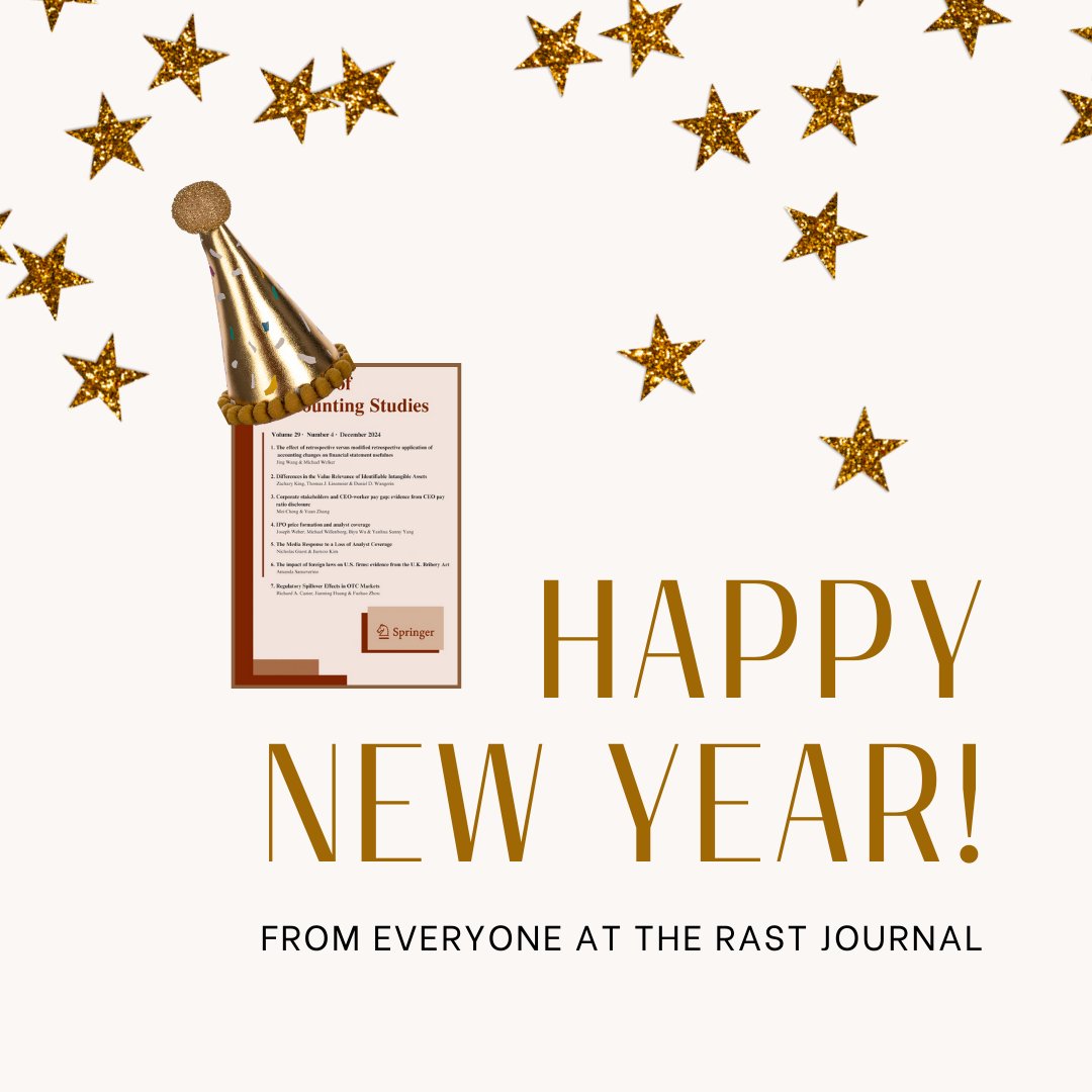 Happy New Year from @RASTJournal! 🎉 We look forward to another year of advancing research, fostering innovation, and collaborating with you. Cheers to a prosperous and impactful year ahead! 📚✨