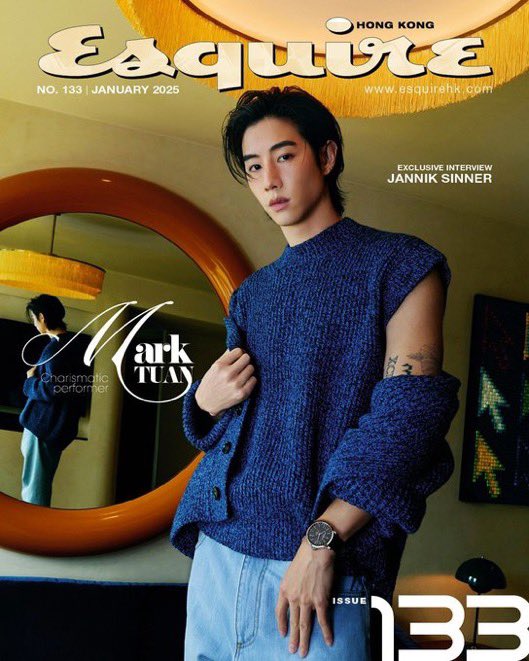 withyouMT_TH's tweet photo. 250101 Esquire Magazine HK ลงรูปของมาร์คค่ะ
“Esquire HK #ISSUE133 ปล่อยออกมาแล้ว! คนที่ได้ขึ้นปกฉบับนี้คือมาร์ค ต้วน @marktuan เขาจะกลับมารวมตัวในฐานะสมาชิกวง #GOT7 เร็วๆนี้ 👉 อ่านสัมภาษณ์ฉบับเต็มได้ที่ https://t.co/2BLSN3w7Kr ”
#MarkTuan #Mark #段宜恩 #마크
@DNAmngmnt https://t.co/hSs5lj4bny