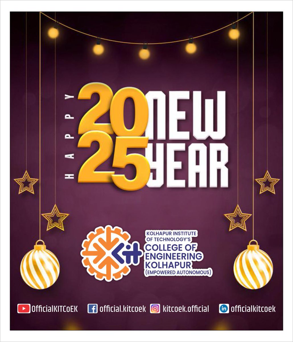KIT's College of Engineering Kolhapur (Autonomous) tweet media