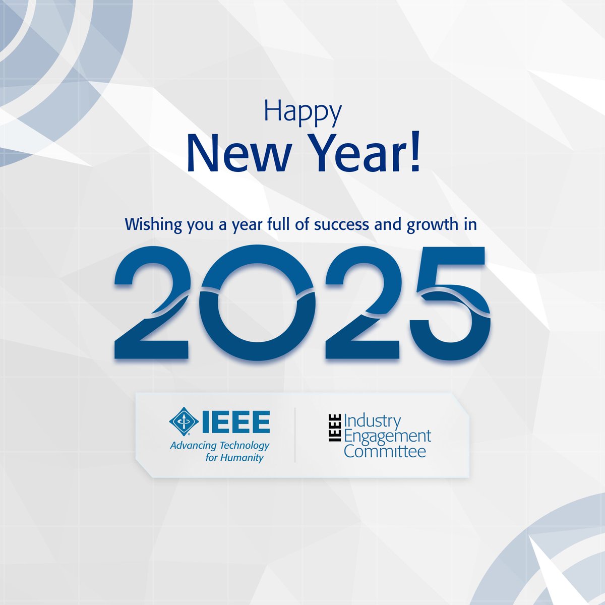 ieee_industry's tweet image. 𝐂𝐡𝐞𝐞𝐫𝐬 𝐭𝐨 𝐚 𝐁𝐫𝐢𝐠𝐡𝐭 𝐚𝐧𝐝 𝐒𝐮𝐜𝐜𝐞𝐬𝐬𝐟𝐮𝐥 𝟐𝟎𝟐𝟓!
May this year bring happiness, progress, and milestones to cherish. Here’s to a year of inspiring collaborations! 🌍✨

#IEEE #IEC #NewYear2024 #HappyNewYear