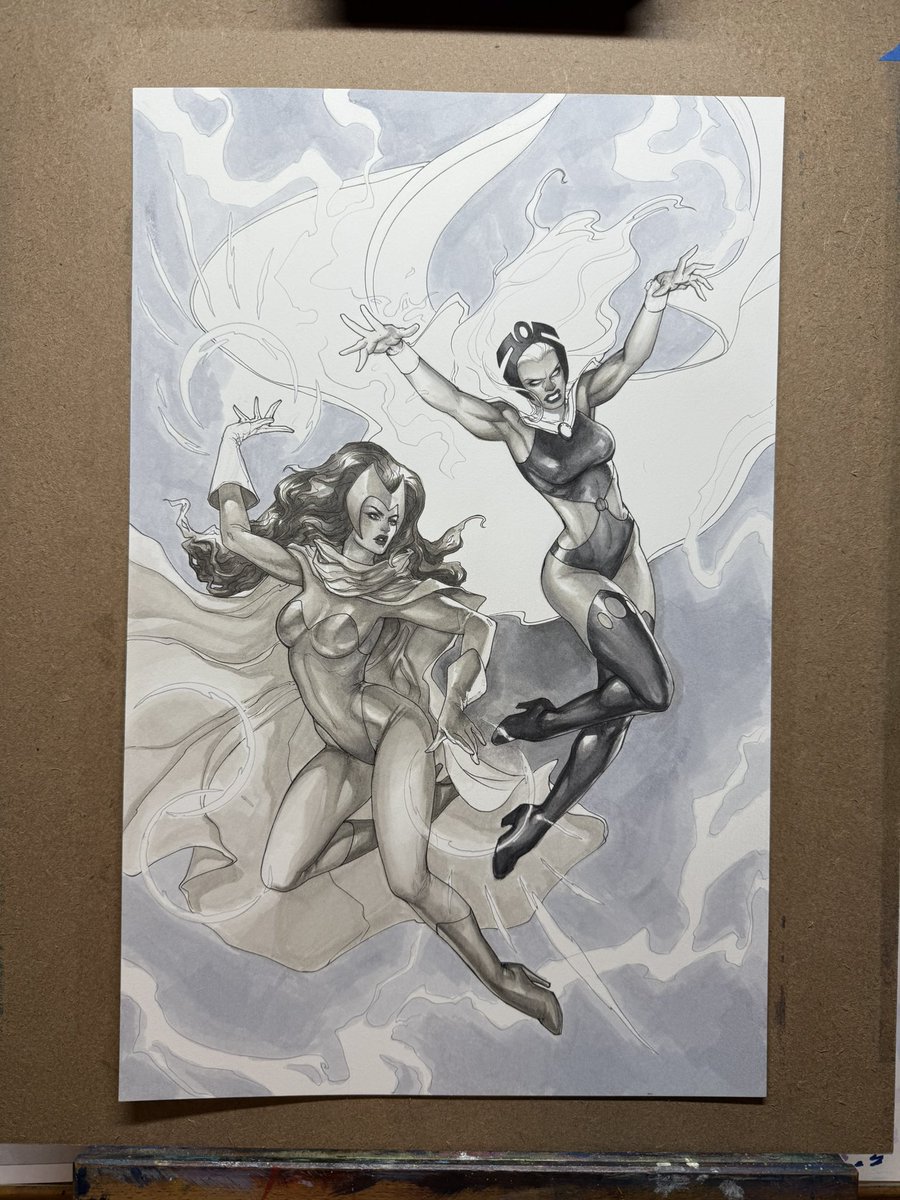 Last piece being worked on for 2024. Should be finished tomorrow. I’d wanted to wrap it for today, but I’ve been managing a noise adverse pregnant dog the past few hours, and she takes priority. 

Anyway. So long 2024. You’ve certainly been a year.