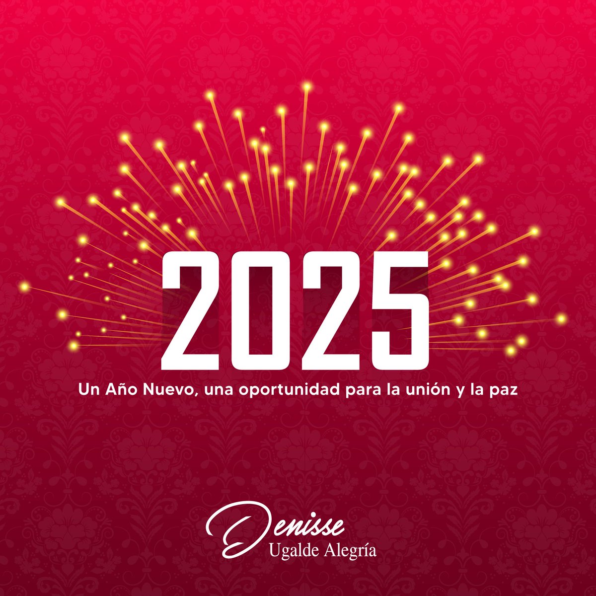 Que el 2025 sea una nueva oportunidad para compartir, crecer, construir y agradecer.  ¡Feliz Año Nuevo!