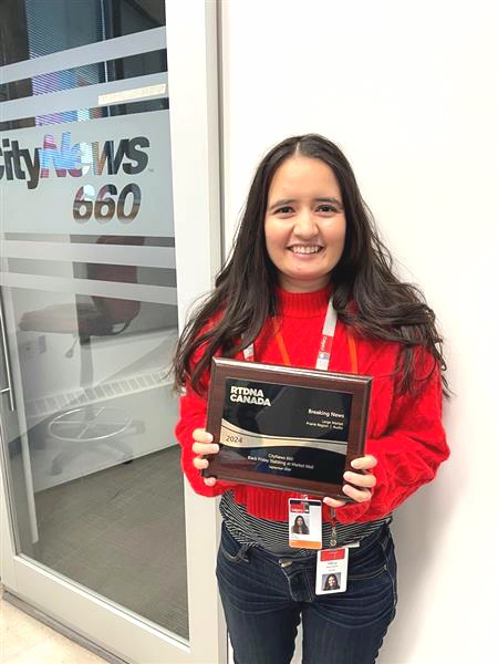 Happy New Year!! 2024 was a year filled with  challenges but also with great firsts....like my first ever large market RTDNA award for best  breaking news. Just goes to show you can bear fruit during hard times #yyc #HappyNewYear <a href="/citynewscalgary/">CityNews Calgary</a>