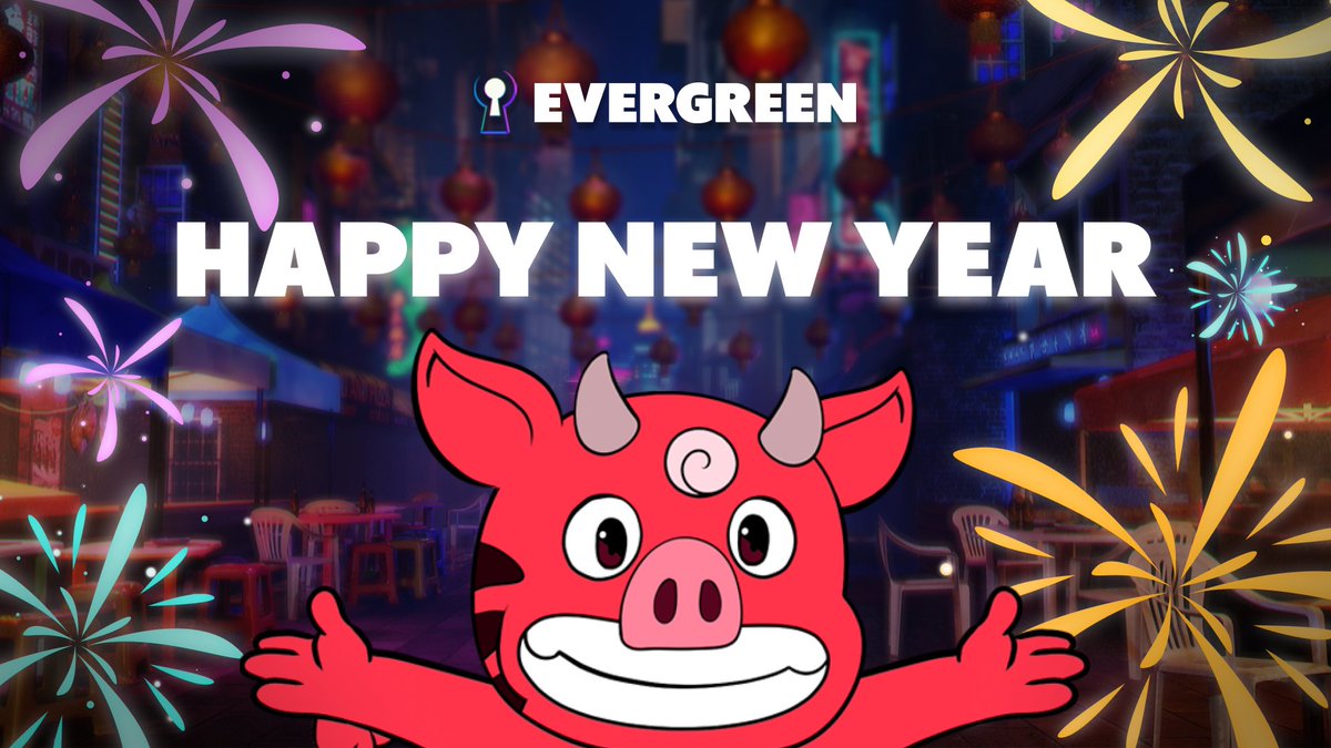 Happy New Year from Night Pig and the Midnight Evergreen team!