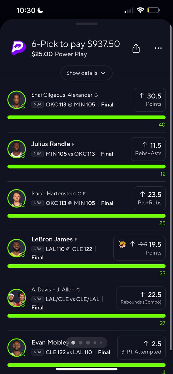 GuaposLocks's tweet photo. Lets go into this new year eating😈 thank you @PrizePicks https://t.co/lFYRKVU7Zw