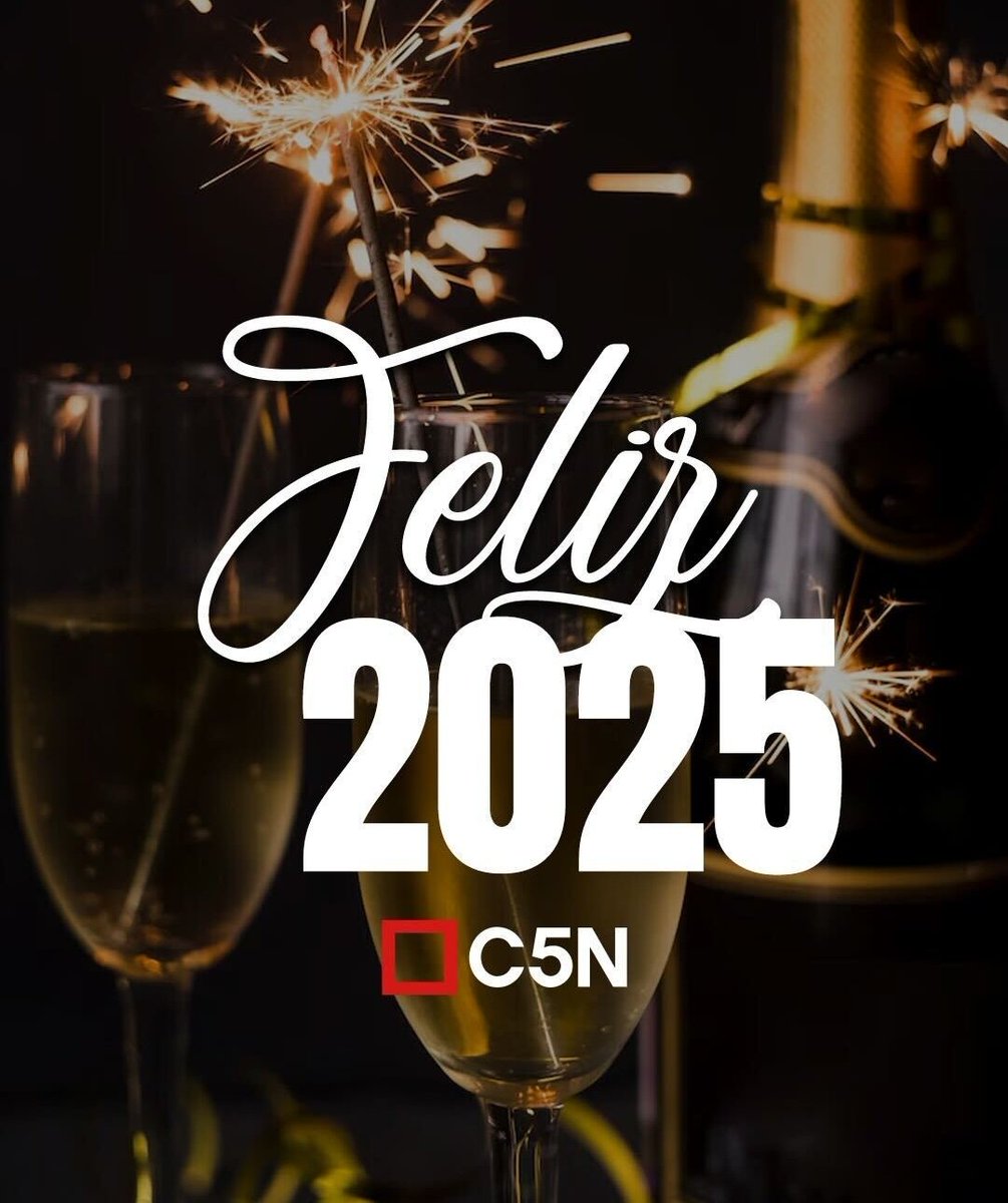 🥳 ¡Feliz Año Nuevo! 😃

Desde C5N les deseamos un año lleno de prosperidad, salud y trabajo, rodeados de sus seres queridos ❤️