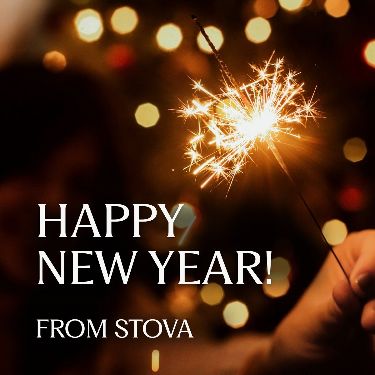 Happy New Year from Stova! 🎆
As we wave goodbye to 2024, we’re stepping into 2025 with a renewed dedication to making every moment count, before, after, and during your events. Thank you for being part of our journey this year. We can’t wait to help make 2025 your best year yet!