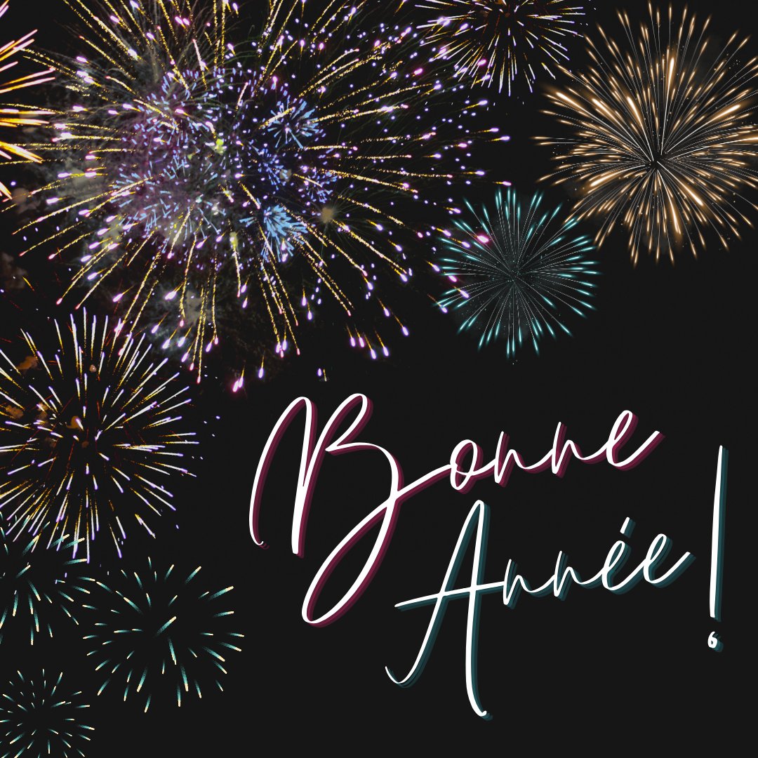 Bonne année à toutes! Meilleurs vœux de la part de toute notre équipe. 💜

Que cette nouvelle année soit remplie de bonheur et de nouvelles aventures. 🎉🥂🎇✨
