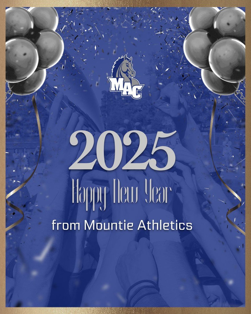 Happy New Year to all from Mountie Athletics!! We look forward to seeing you on campus and at a game again soon! #HorsePower