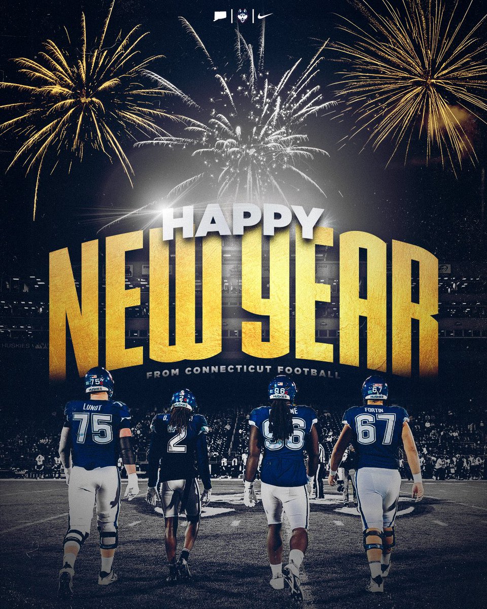What a year for the Huskies. Happy New Year!🎇