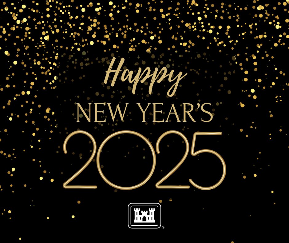 The Louisville District wishes everyone a safe and happy New Year! 🎊🎉 

Celebrate responsibly and celebrate safely!

#HappyNewYear | #TwentyTwentyFive | #NewYearResolutions | #LouisvilleUSACE