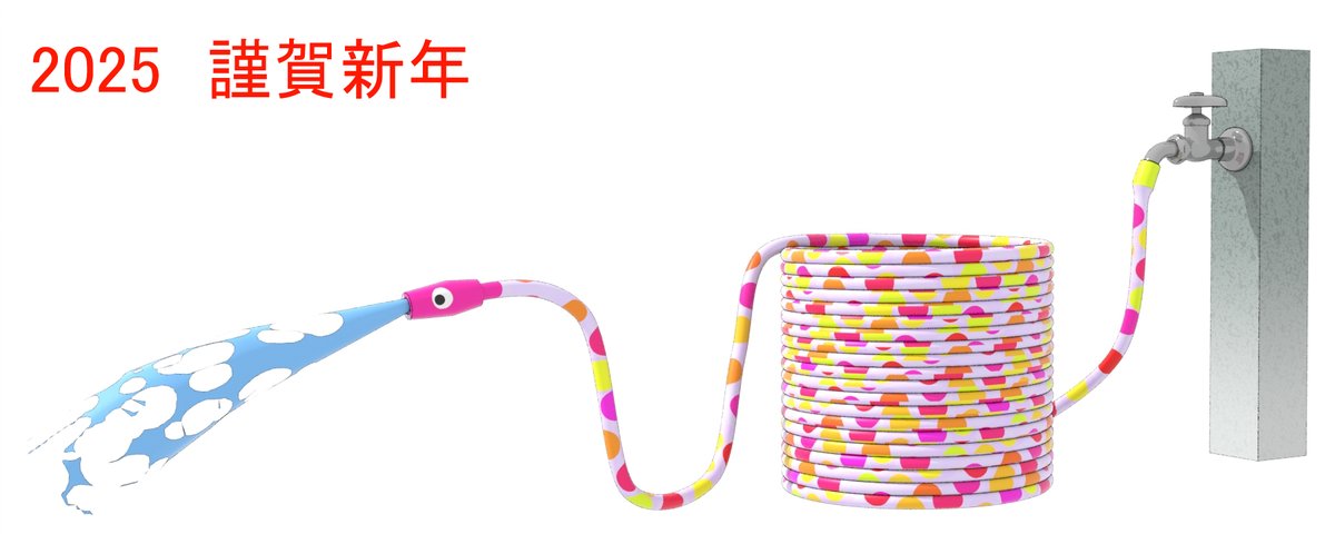 mechpalace's tweet image. 2025年　謹賀新年
#modo #foundrymodo