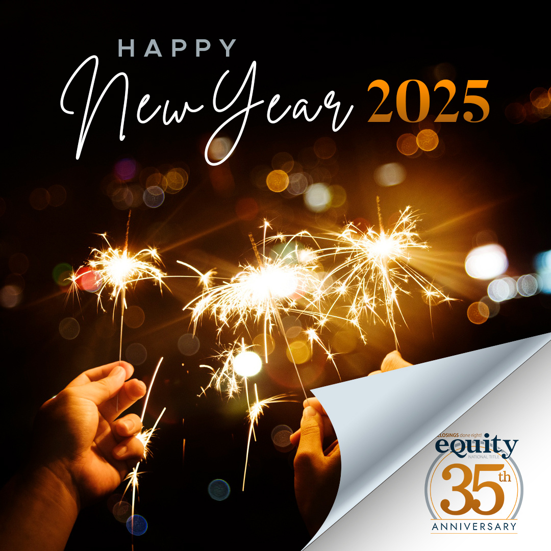 EquityNational's tweet photo. Cheers to a fresh start and endless possibilities! 🥂🎉 Wishing you a Happy New Year from Equity National Title 🏠

#HappyNewYear #NewYear2025 https://t.co/DoncjxoaRl
