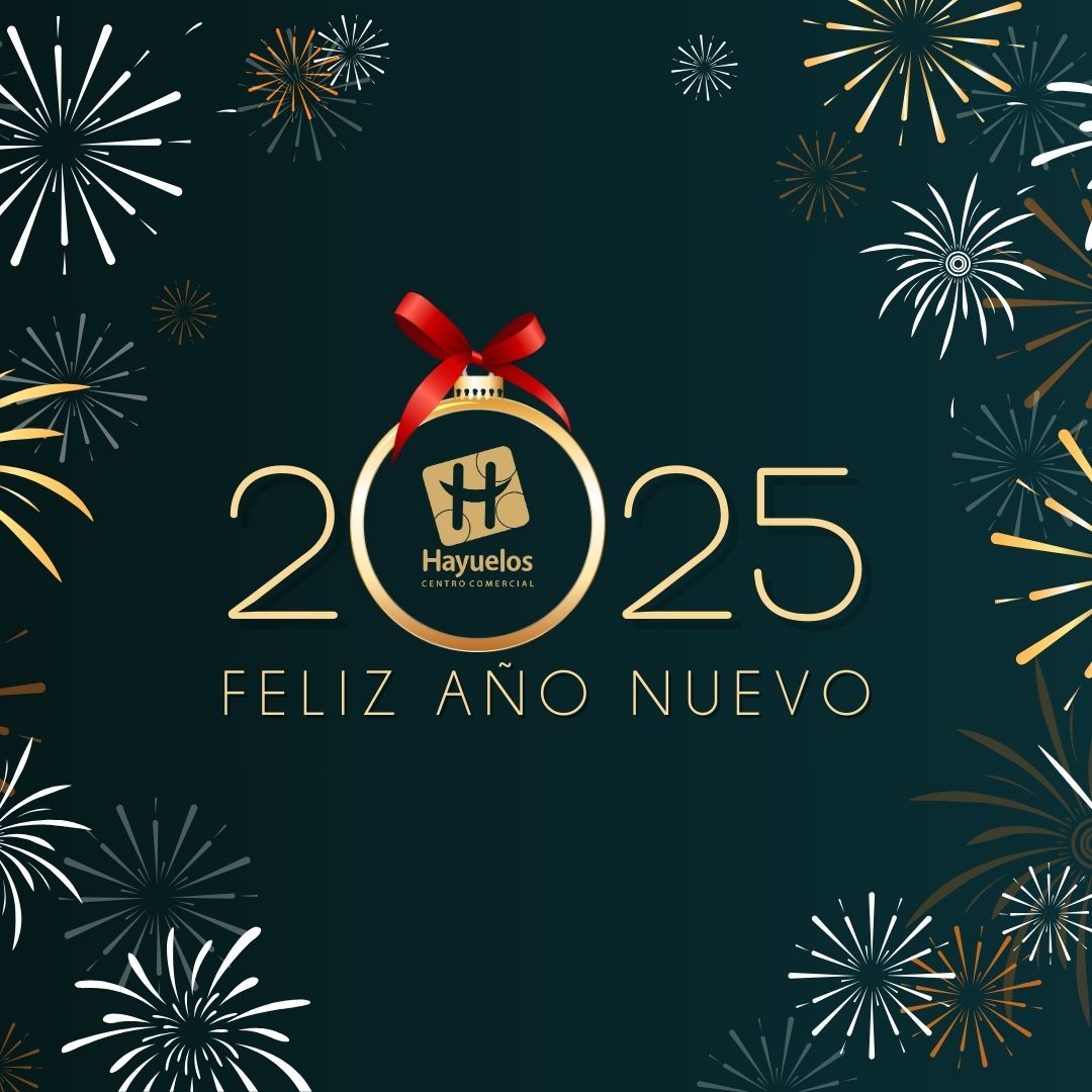 Gracias por acompañarnos en un año lleno de momentos mágicos. 🫶 Que este nuevo año traiga amor, salud y éxitos para todos. Sigamos creando recuerdos inolvidables juntos en #HayuelosCentroComercial.
¡Feliz Año Nuevo! 🥂 #Feliz2025 #Bienvenido2025 #MomentosMágicos #FamiliaHayuelos