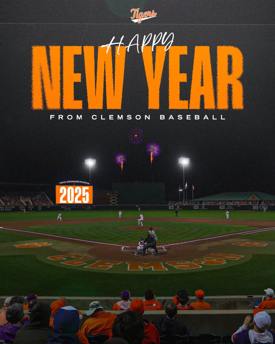 HAPPY NEW YEAR #CLEMSON FAMILY 🐅

2️⃣0️⃣2️⃣5️⃣