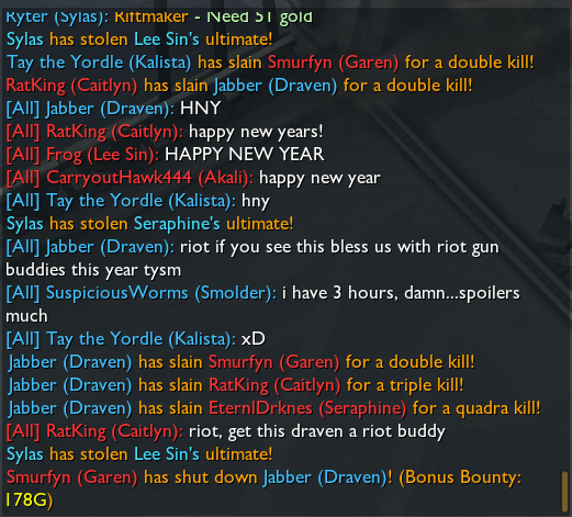 Jxbber's tweet photo. Happy New Year everybody! 🌟 Spent this year with @ItsTay242 playing the best game ever created @LeagueOfLegends lol https://t.co/yIjTcHbagG