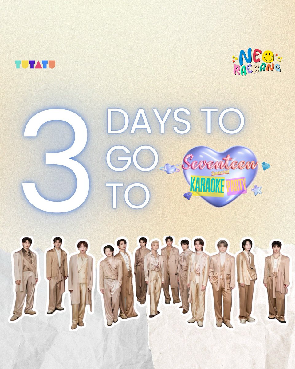 tutatuproject's tweet photo. Waktunya makin dekat nihh, makin excited juga Mintu buat seru-seruan bareng Carat!🤩

Jangan lupa siapin best outfit kamu inspired by your bias ya💖

#saythename_17 #svt #seventeen #carat #tutatu #noraebang #noraebangjakarta #karaokeparty https://t.co/3arh4GsaRr