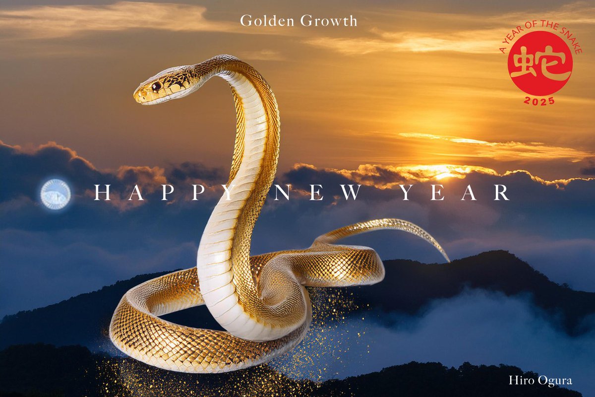 ✨🌀 #HappyNewYear 🌀✨

As we shed the old and embrace the new, may the coming year bring wisdom, transformation, and endless prosperity. Just like a snake, let's grow, evolve, and shine in our golden glory.

Wishing you all a year filled with growth, adventure, and success!